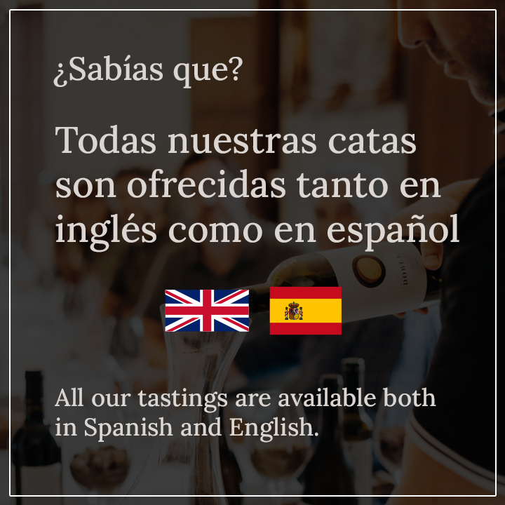 Catas en inglés y español.