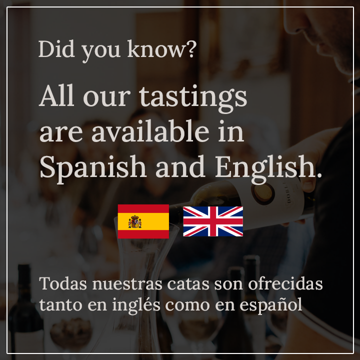 Wine tastings in english and spanish